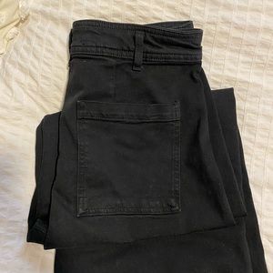 Zara Wide Leg Black Jeans